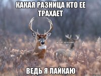 какая разница кто ее трахает ведь я лайкаю