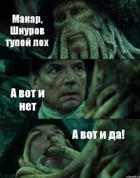 Макар, Шнуров тупой лох А вот и нет А вот и да!