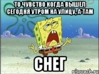 То чувство когда вышел сегодня утром на улицу, а там СНЕГ