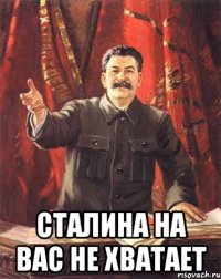  Сталина на вас не хватает