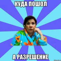 куда пошол а разрешение