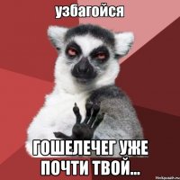  гошелечег уже почти твой...