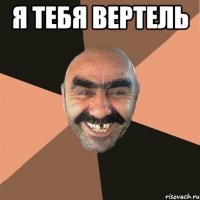 я тебя вертель 