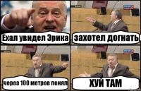 Ехал увидел Эрика захотел догнать через 100 метров понял ХУЙ ТАМ