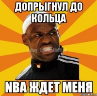 Допрыгнул до кольца NBA ждет меня