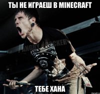 ТЫ НЕ ИГРАЕШ В MINECRAFT ТЕБЕ ХАНА