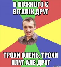 В кожного є Віталік друг трохи олень, трохи плуг але друг