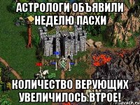 Астрологи объявили неделю Пасхи Количество верующих увеличилось втрое!