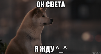 ок Света я жду ^_^