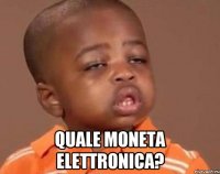  Quale moneta elettronica?