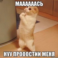 маааааась нуу прооостии меня