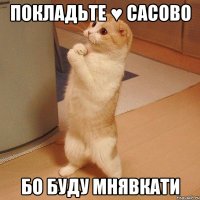 покладьте ♥ Сасово бо буду мнявкати