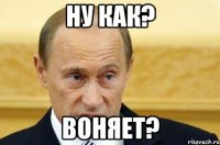 Ну как? Воняет?