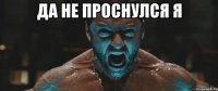 Да не проснулся я 