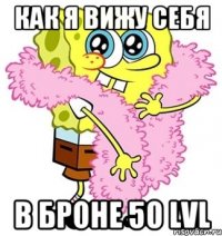 как я вижу себя в броне 50 lvl