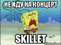 Не иду на концерт SKILLET