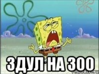  здул на 300