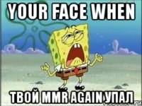 YOUR FACE WHEN ТВОЙ MMR AGAIN УПАЛ