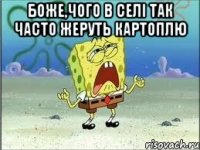 Боже,чого в селі так часто жеруть картоплю 