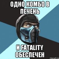 одно комбо в печень и fatality обеспечен