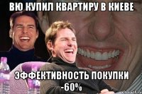 Вю купил квартиру в киеве эффективность покупки -60%