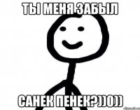 ТЫ МЕНЯ ЗАБЫЛ САНЕК ПЕНЕК?))0))