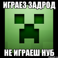 играез задрод не играеш нуб