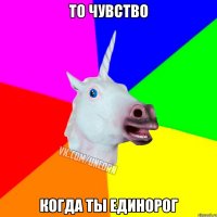 То чувство Когда ты единорог