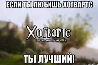 Если ты любишь Хогвартс Ты лучший!