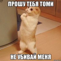 прошу тебя Томи не убивай меня