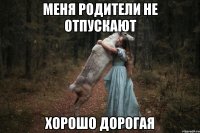 меня родители не отпускают хорошо дорогая