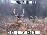 Она любит меня и ей не похуй на меня