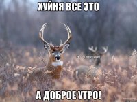 Хуйня все это А доброе утро!