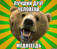 Лучший друг человека медвееедь