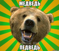 медведь педведь