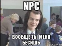 NPC Вообще ты меня бесишь