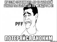 Ну если сравнивать по 10 бальной шкале ты была где то между 5 и 6! потеряйся аноним