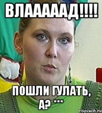 влааааад!!!! пошли гулать, а? ***