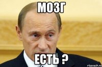 мозг есть ?