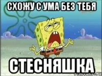 схожу с ума без тебя стесняшка