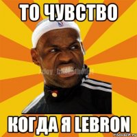 то чувство когда я LeBron