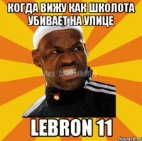 Когда вижу как школота убивает на улице Lebron 11