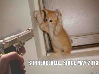 Surrendered... since may 2013