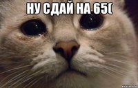 ну сдай на 65( 