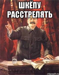 ШкЁпу расстрелять 