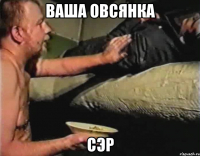 Ваша овсянка Сэр