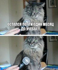 Остался почти один месяц до учебы !!