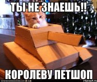 ты не знаешь!! королеву петшоп