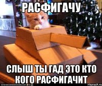 РАСФИГАЧУ СЛЫШ ТЫ ГАД ЭТО КТО КОГО РАСФИГАЧИТ