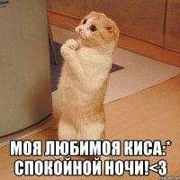  Моя любимоя Киса:* спокойной ночи!<3